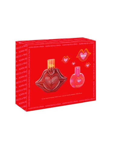 Agatha_beso estuche colonia 100 ml + burbuja 30 ml