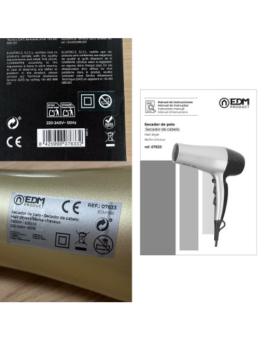 Pegatina - instrucciones 07633