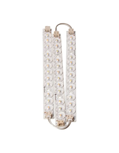 Juego tres tiras led recambio apliques redondo y cuadrado 12 w cct 32574, 32577