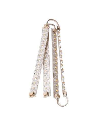 Cuatro tiras led recambio apliques redondo y cuadrado 24 w cct 32576, 32579