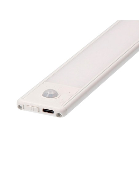 Regleta led regulable y recargable con sensor, magnética, 1,5 w, 3cct, 1500 mah, 14 x 40 x 306 mm