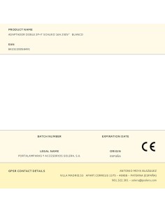 Adaptador doble 2p+t schuko 16a 250 v~ blanco 2