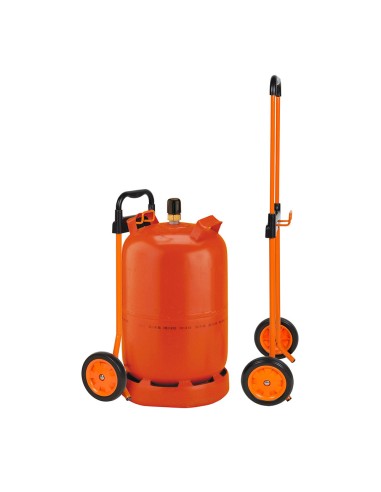 Carro butano telescópico acero y polipropileno