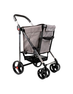 Carro de la compra basket mf 4b gris