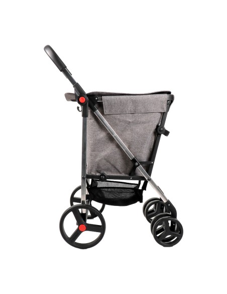 Carro de la compra basket mf 4b gris