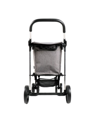 Carro de la compra basket mf 4b gris