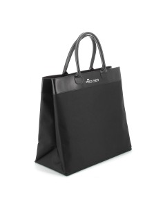 Bolsa de mano para la compra de color negro 380 x 190 x 390 mm