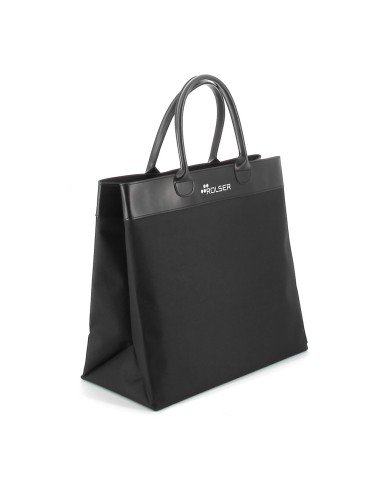 Bolsa de mano para la compra de color negro 380 x 190 x 390 mm