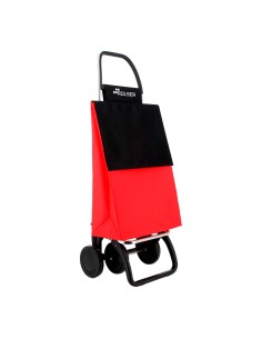 Carro de la compra basic ln 4 rojo - negro