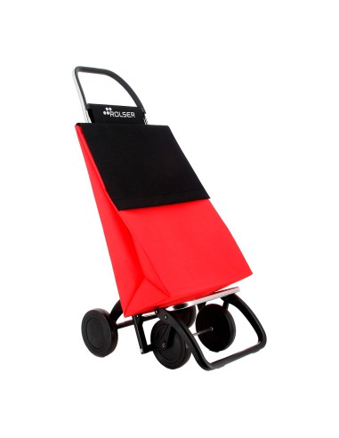 Carro de la compra basic ln 4 rojo - negro