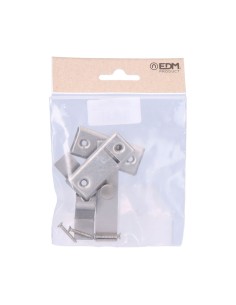 Pestillo reversible acero inox 8cm 2