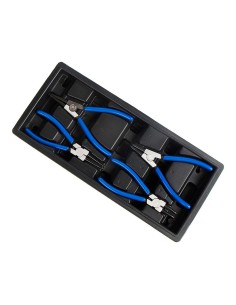 Alicates para arandelas de seguridad, juego 4 piezas