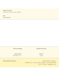 Alicates profesionales, juego 4 piezas 2