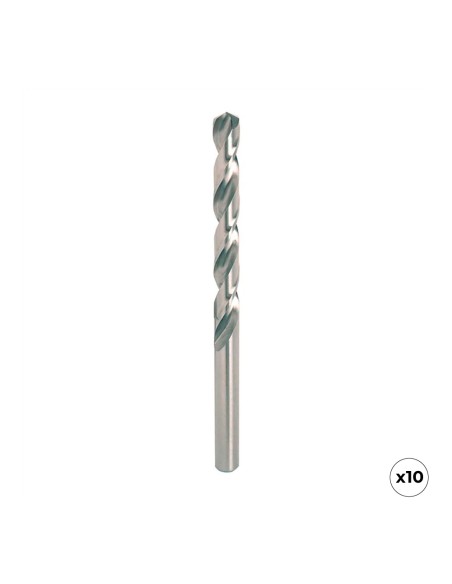 Broca hss4341 para metal, rectificada, ø6,00 x 93,00 mm, 10 uds