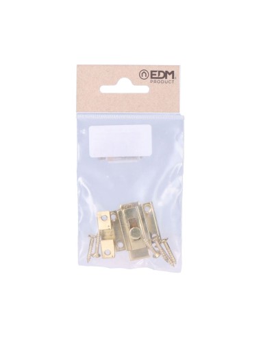 Pasador de latón pulido 35mm dorado