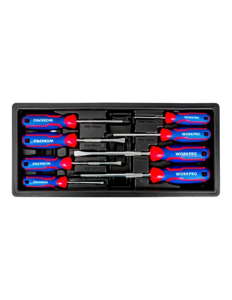 Destornilladores de 75/100/150 mm, juego 8 piezas