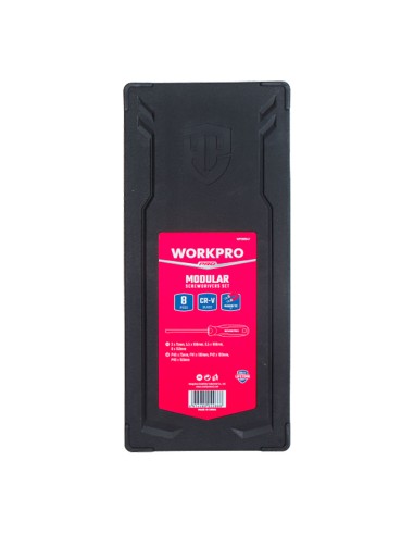 Destornilladores de 75/100/150 mm, juego 8 piezas