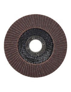 Disco láminas plano óxido de aluminio t27, ø115,00 x 22,20 mm, grano 100