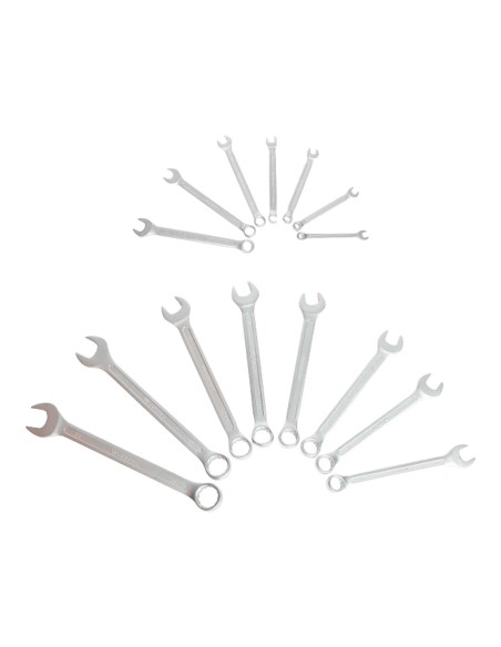 Llaves combinadas, fija - estrella, 7-22 mm, 15 piezas