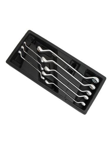 Llaves de estrella cromo-vanadio acodadas...