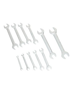 Llaves fijas de doble boca, juego 11 piezas