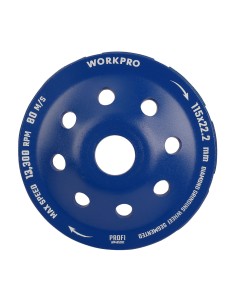 Muela copa diamantada segmentada ø115 x 22,2 mm x 9 dientes 2