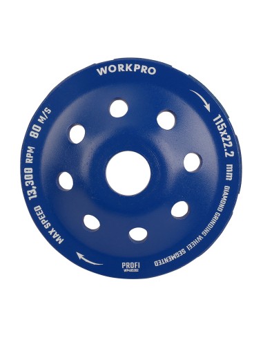 Muela copa diamantada segmentada ø115 x 22,2 mm...