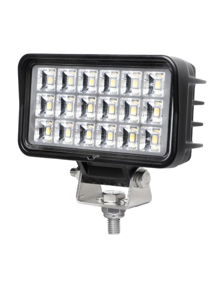 Faro de trabajo rectangular 18 leds 1500 lm 9 - 32 v ip67