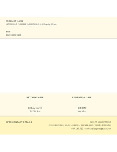 Latiguillo flexible inoxidable h-h ½ pulg, 30 cm 2