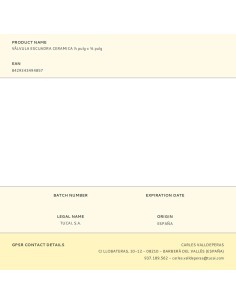 Válvula escuadra cerámica ½ pulg x ¾ pulg 2