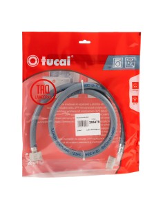 Manguera de entrada de agua de lavadora h ¾ pulg - h acodada ¾ pulg, 200 cm