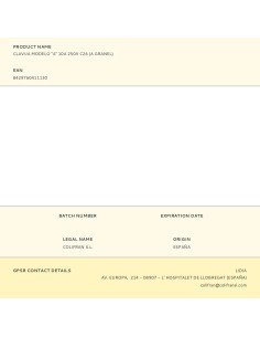 Clavija modelo "a" 10a 250v c26 (a granel) 2