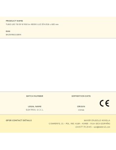 Tubo led t8, 09 w, 990 lm, 4000 k, luz día, ø26 x 600 mm 2