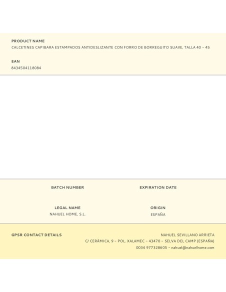 Calcetines capibara estampados antideslizantes con forro de borreguito suave, talla 40 - 45