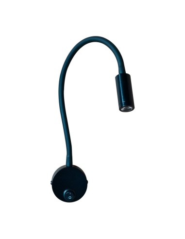 Aplique led classic, 3 w, 4000 k, 450 lm, negro, 35 x 6,3 cm