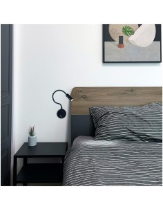 Aplique led classic, 3 w, 4000 k, 450 lm, negro, 35 x 6,3 cm 2