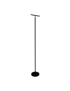 Lámpara de pie led dencel, 24 w, 3cct, dimmable, 2200 lm, negra, ø25 x 175 cm