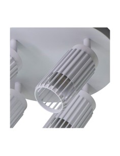 Foco 4 elementos, sahara arenado, gu10, 10 w, (bombillas no incluidas), blanco, 23 x 6 x 20 cm 2