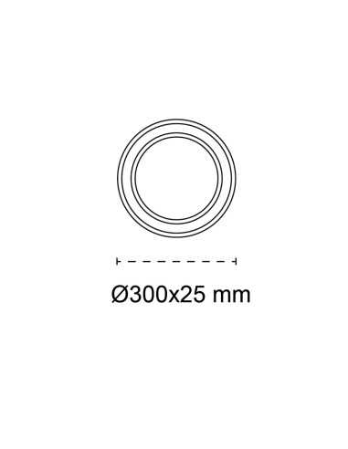 Plafón led circular, mery, 24 w, 3cct, 2420 lm,...