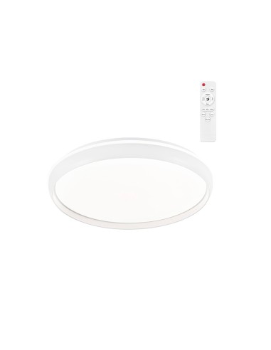 Plafón led circular, charly, 46 w, 3cct, 5060 lm, blanco, ø40 x 7 cm