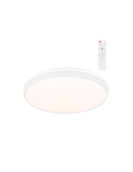 Plafón led circular, charly, 80 w, 3cct, 8800 lm, blanco, ø60 x 7 cm