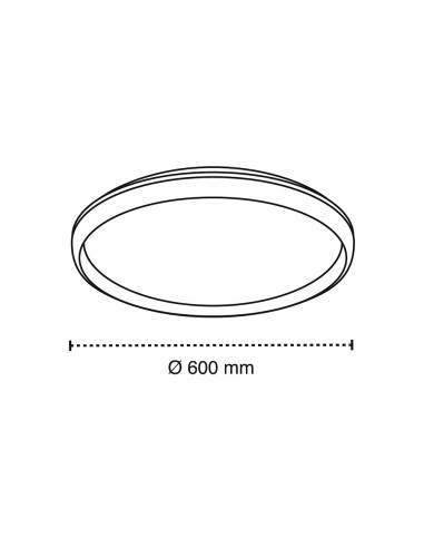 Plafón led circular, charly, 80 w, 3cct, 8800...