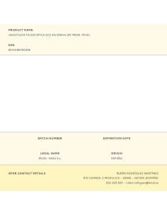 Juego guía telescópica de cajón gc05 45 x 300 mm zincado 2