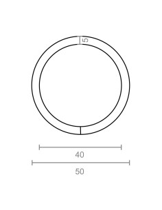 Anilla soldada ap14, 5 x 40 mm, zincada, blister 4 uds 2