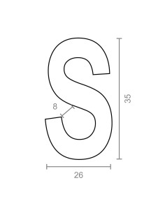 Gancho en forma de s cg23 3,5 x 35 mm, zincado, blister 6 uds 2