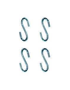 Gancho en forma de s cg23 4,5 x 50 mm, zincado, blister 4 uds
