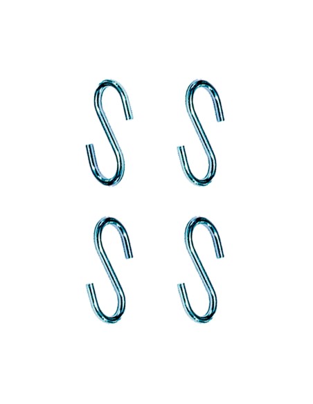 Gancho en forma de s cg23 4,5 x 50 mm, zincado, blister 4 uds