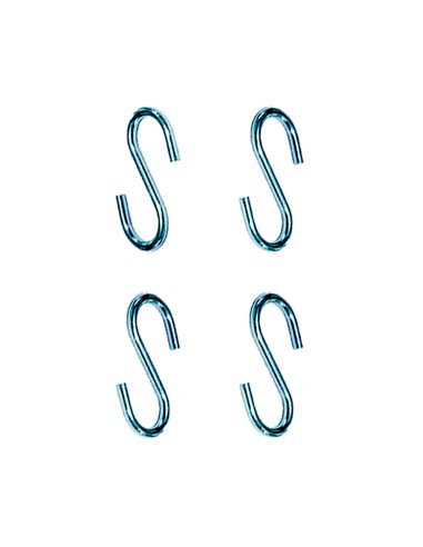 Gancho en forma de s cg23 5 x 60 mm, zincado, blister 4 uds