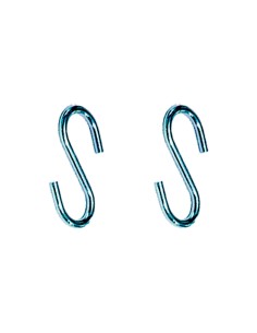 Gancho en forma de s cg23 6 x 80 mm, zincado, blister 2 uds