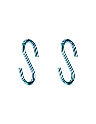 Gancho en forma de s cg23 6 x 80 mm, zincado, blister 2 uds